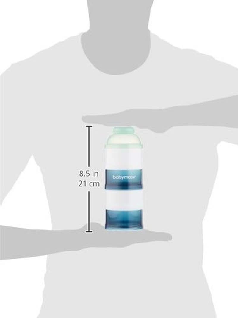 Babymoov Milchpulver-Portionierer, Arctic Blue, 4 Fächer Tillbehör Mat och Amning Bebe Naty Shop