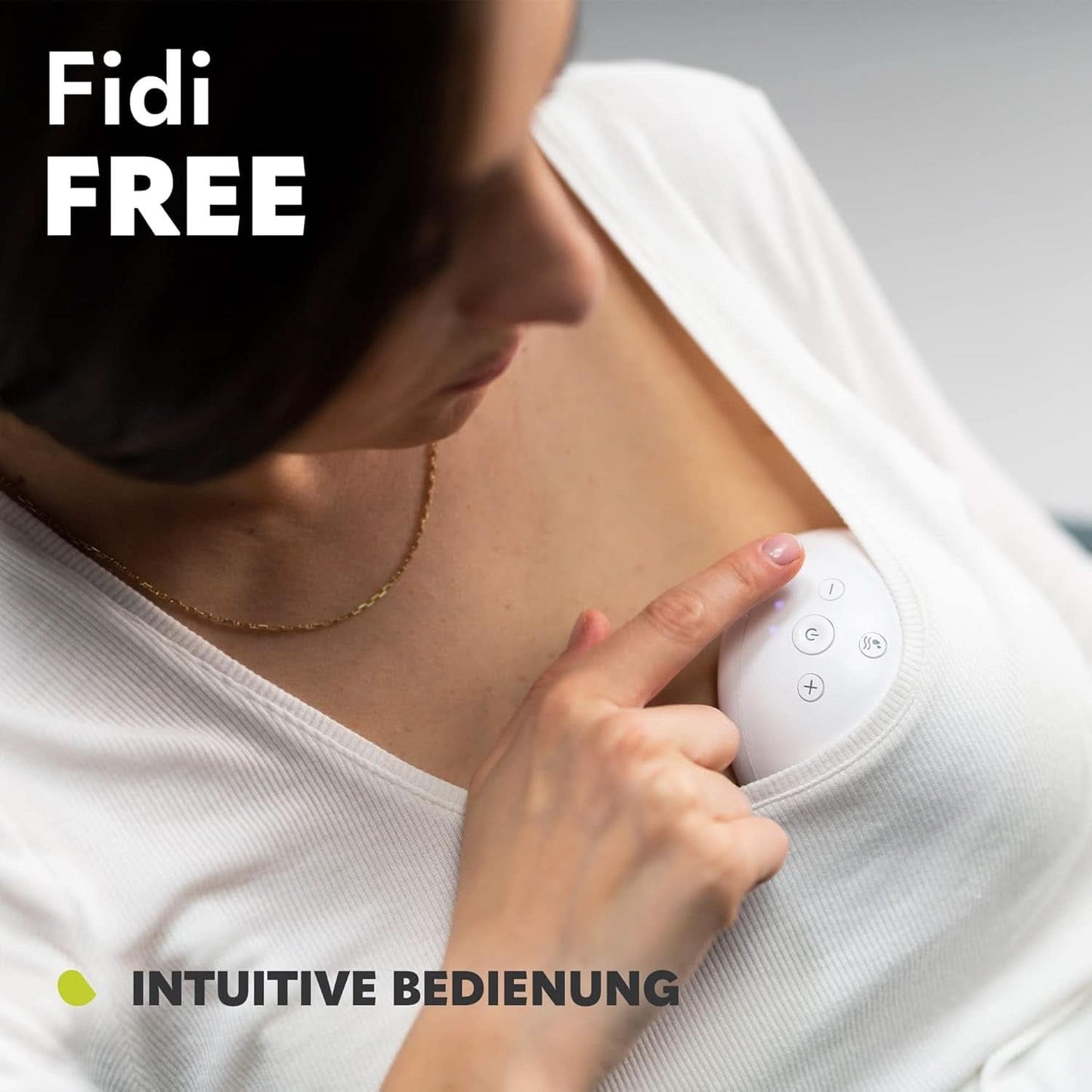 Elektrisk bröstpump LIONELO Fidi Free 2, massageläge, 5 intensitetsnivåer Tillbehör Mat och amning Bebe Naty Shop