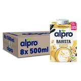 Alpro Barista Haferdrink – Zum Aufschäumen – Vegan und milchfrei – Von Natur aus lactosfrei – Rich an Ballaststoffen, Calcium und Vitaminen – 8 x 1 L – Haltbar