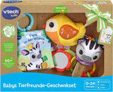 VTech Baby - Baby's Animal Friends presentset - Leksaksset med tygbok, Singing Bird och Zebra Rattle - För 0-24 månader Baby Toys Naty Shop
