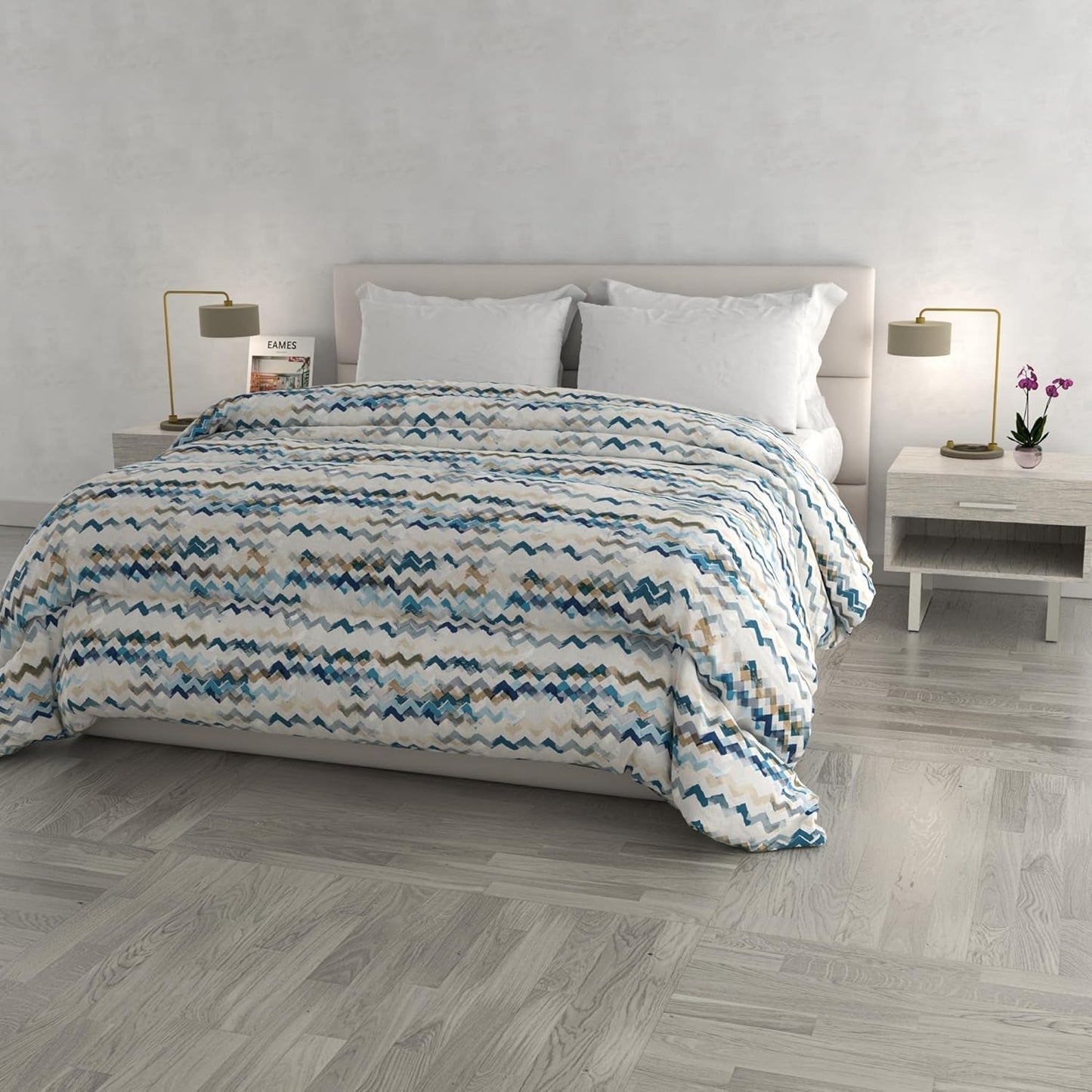 Fashionabla vintertäcke, Florens, 260X260Cm Täcken och täcken Naty Shop Modern himmel 260X260Cm