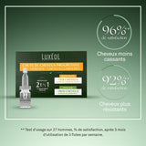 Luxeol Progressive Hair Loss 2-In-1, program för 1 månad - 14 flaskor med 6 ml Luxeol hårvård