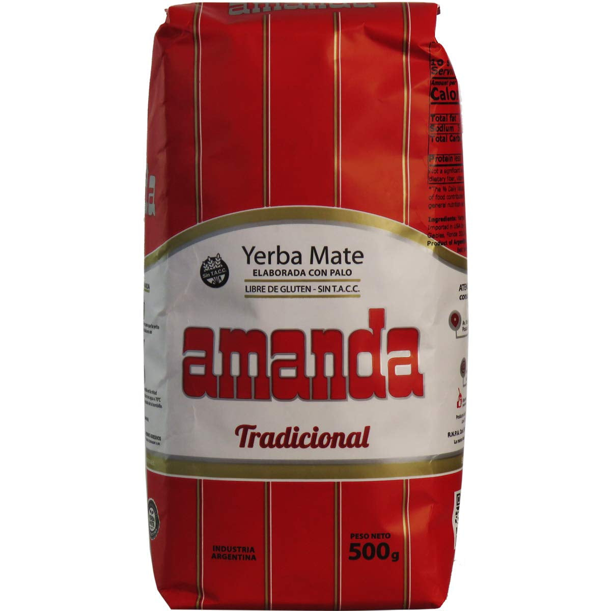 Ceai Yerba Mate Elaborada 500G | Traditionellt Mate Tea | Yerba Mate Tea Elaborada Con Palo Lösa blad 0,5 Kg
