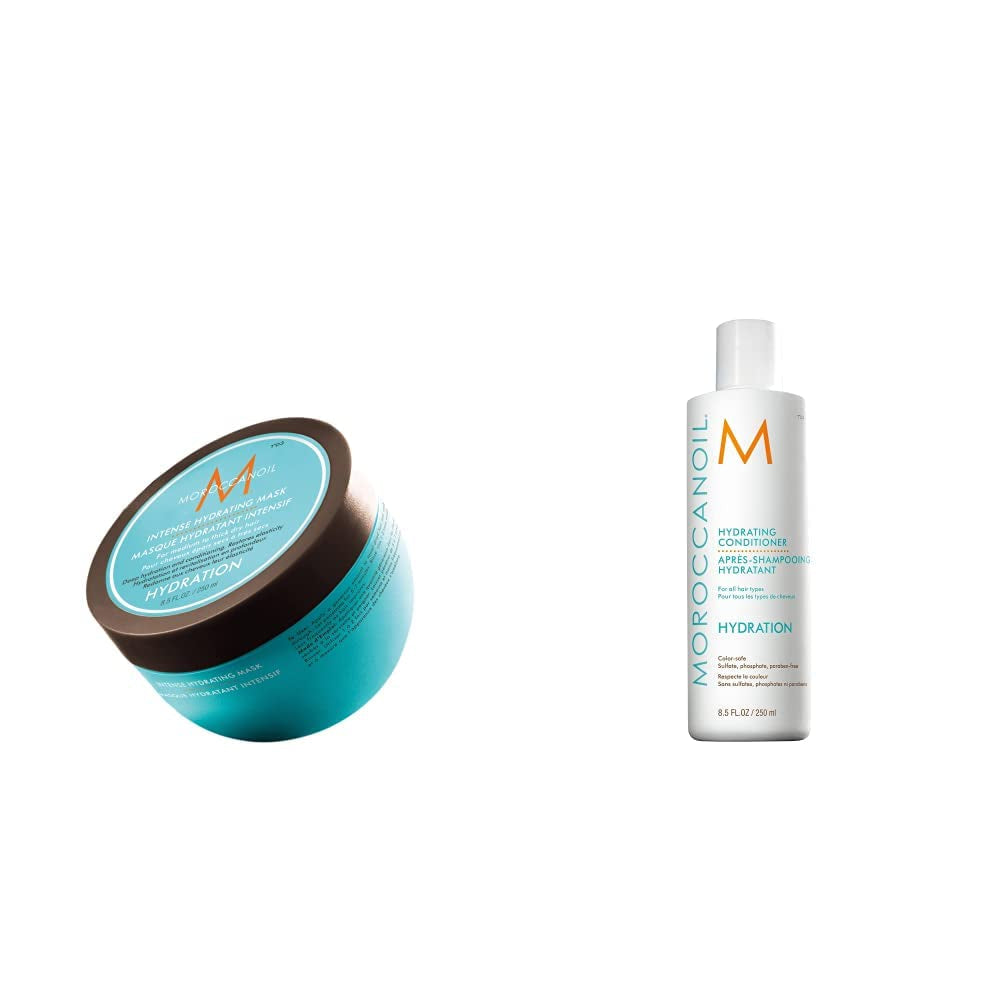 Moroccanoil intensiv fuktgivande mask Naty Shop hårmask 250ml Förpackning med fuktgivande balsam