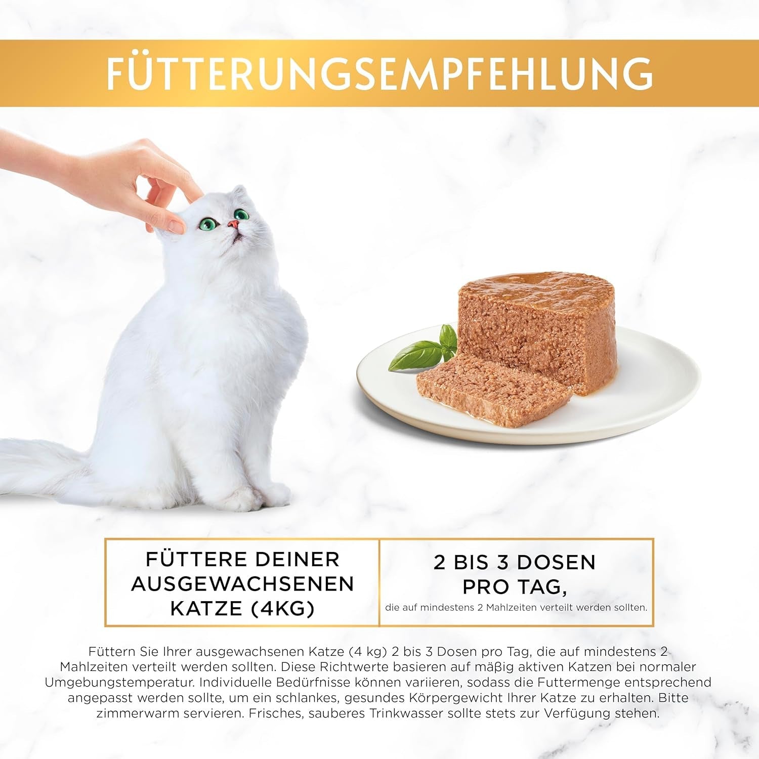 Fine Pate Gourmet Gold med grönsaker, blöt kattmat med öring och tomat, förpackning om 12 (12 x 85 g)