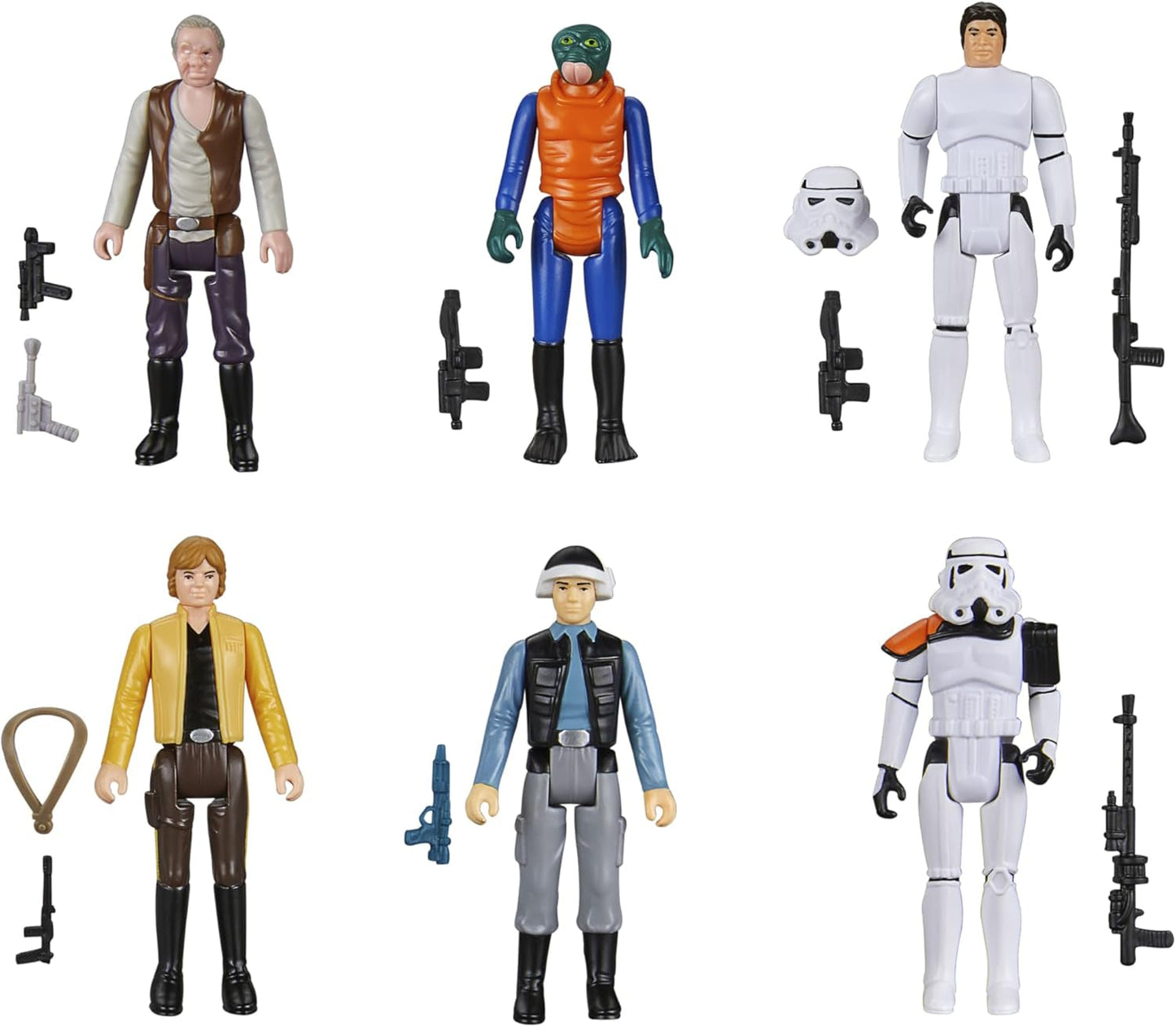 Star Wars Retro Collection Star Wars: A New Hope Multipack 6 actionfigurer 9,5 cm actionfigurer Naty Shop