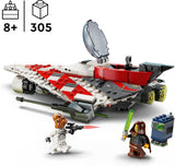 LEGO Star Wars Jedi Bobs Starfighter Byggleksak Rymdskepp Leksaksklossar Populär karaktär Födelsedagspresent för pojkar Flickor och alla fans över 8 år 75388 Byggset Beuche den LEGO-Store