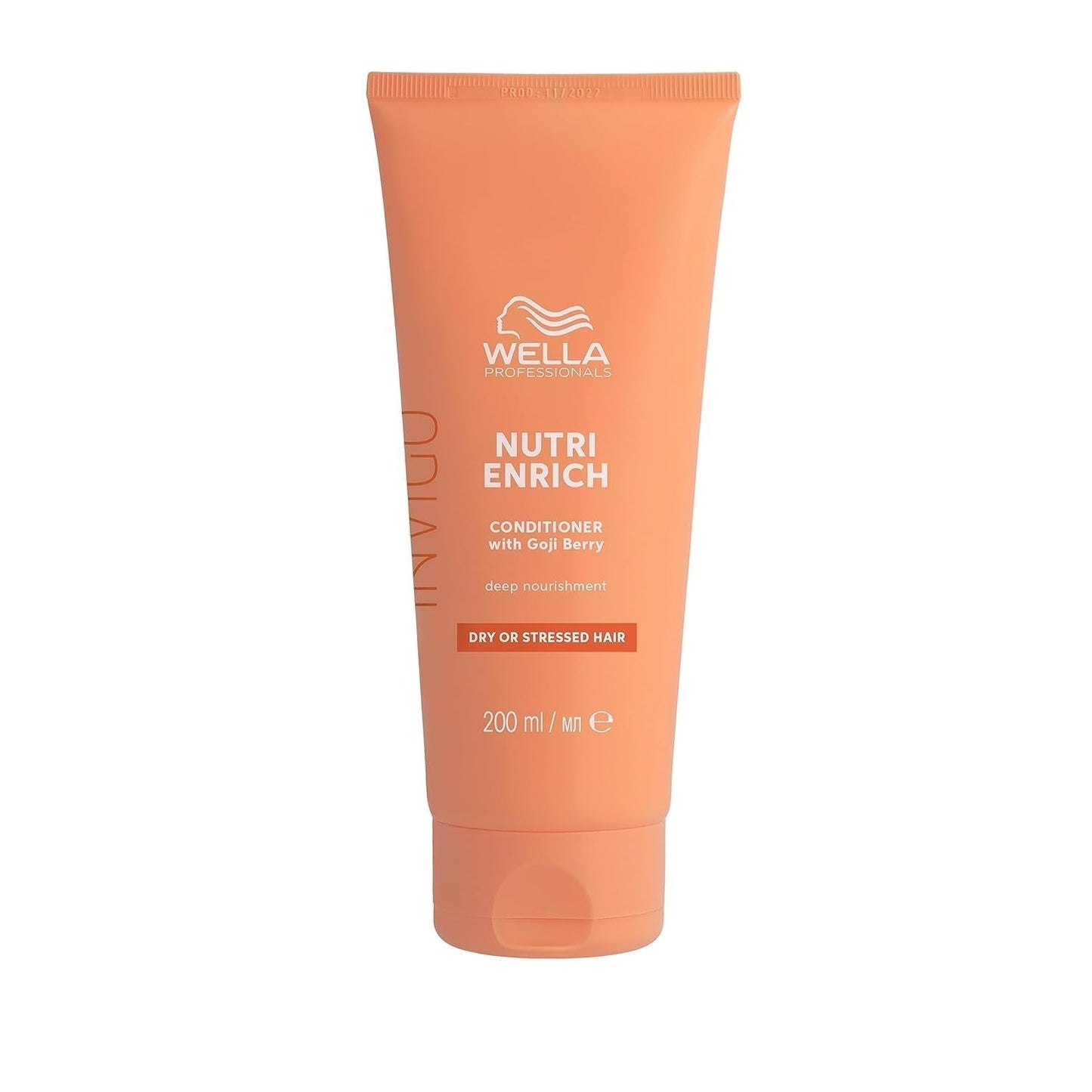 Wella Professionals Invigo Nutri Enrich - återfuktande vård för skadat hår - balsam, mask och balsam med vitamin E, panthenol och mandel - mot frizz och för livliga lockar Hårmask Naty Shop Conditioner 200ml