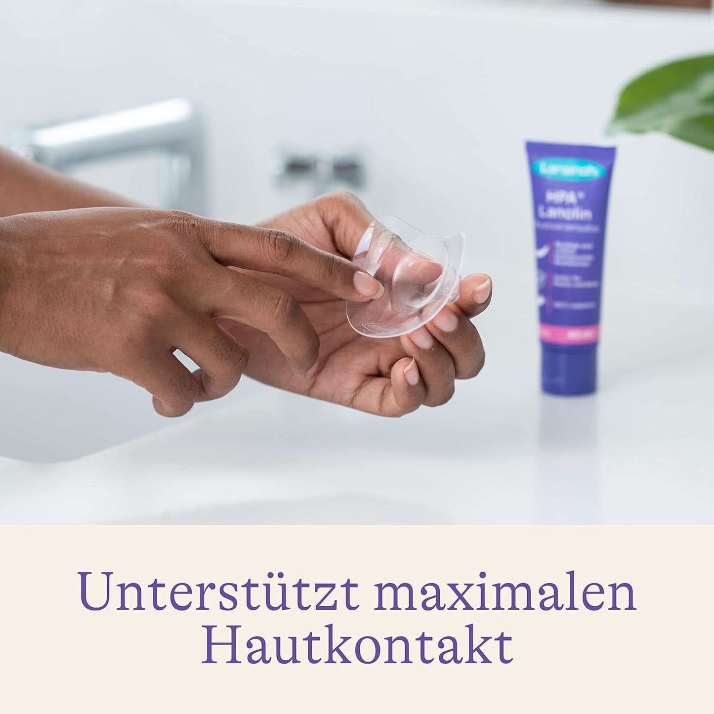 Lansinoh Stillhütchen 24 Mm (Größe 2), 2 Stück Inkl. Förvaringslåda - Angenehmes Tragegefühl - Trotz Anlegeschwierigkeiten Weiter Stillen Accessoarer Mat och Amning Bebe Naty Shop