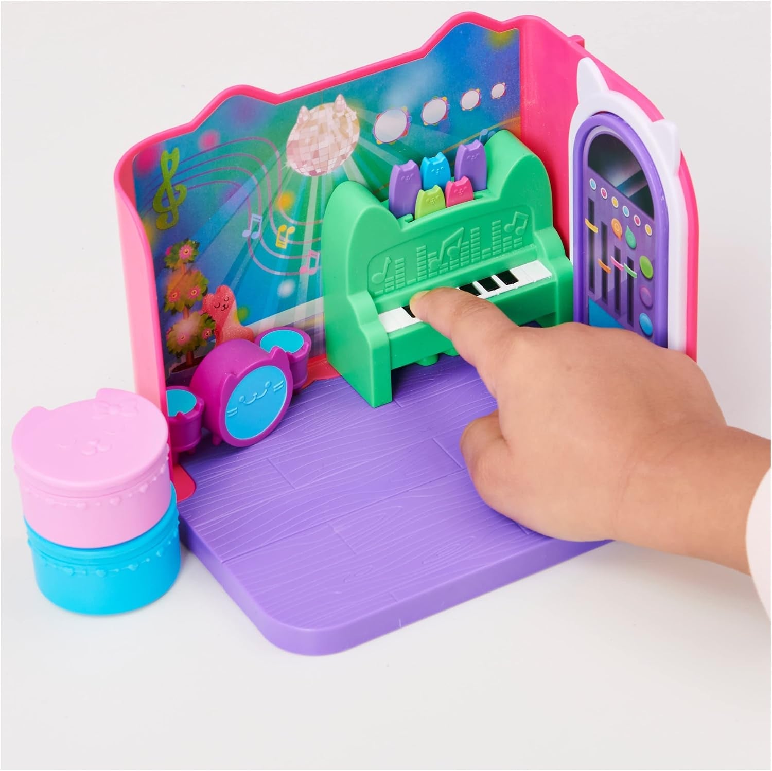 Rum Gabby's Dollhouse Deluxe, Groovy Music Room och Deluxe Room, Elegant Pampering Bath, Sea Kitten Bath
