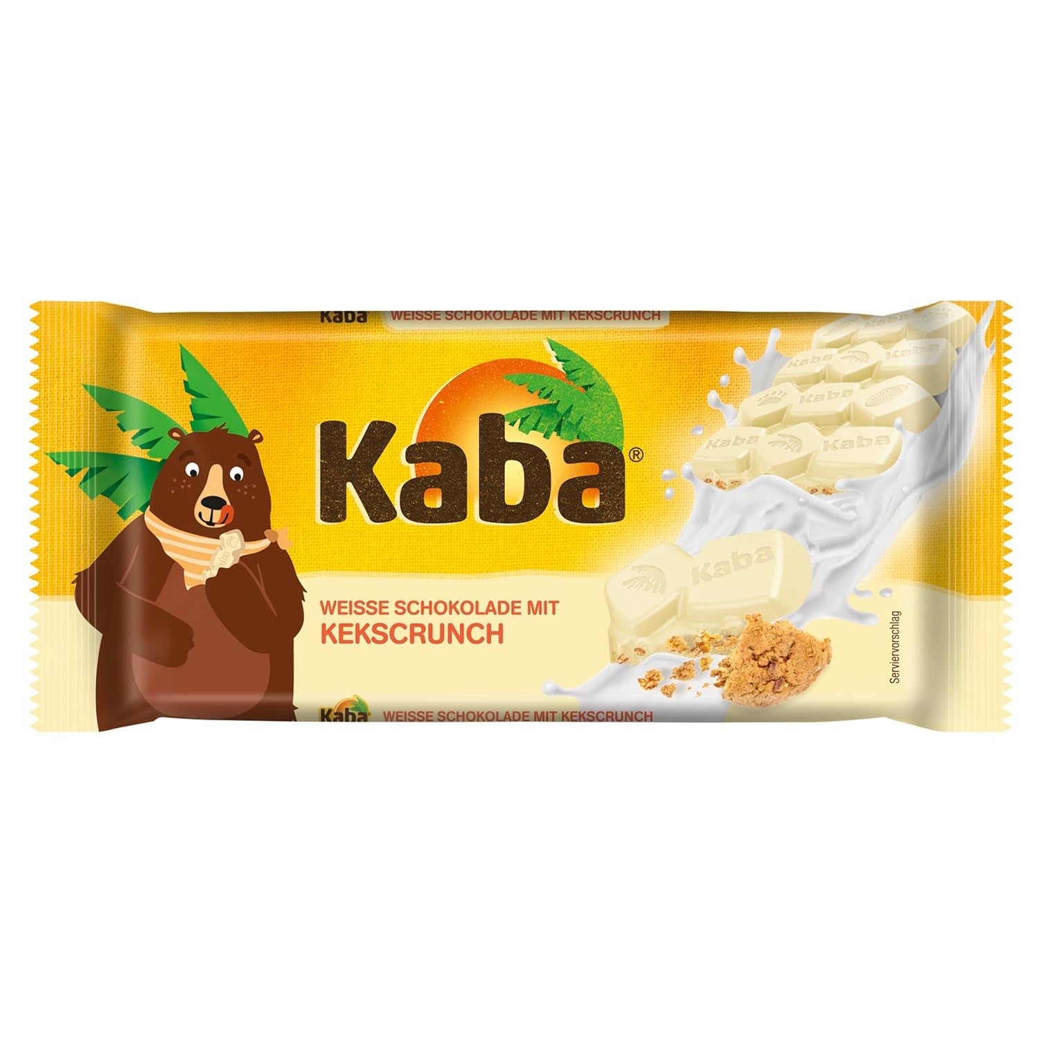 Kaba helmjölks- och mjölkgräddchoklad, fylld chokladkaka, 90g bar, smält-i-munnen choklad med lättmjölkgrädde och Kaba originalsmak