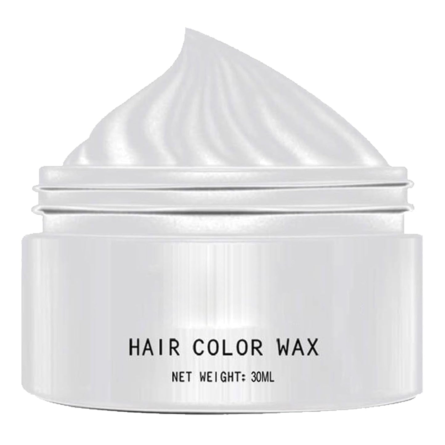 Naturlig vit hårfärg, vit hårvax, Unisex vit naturlig hårfärgning, vit hårfärg, Halloween Cosplay Party Hårvax, Hårfärgning Party Hårvax, 30ML Naty Shop Hair Dye Standardtitel
