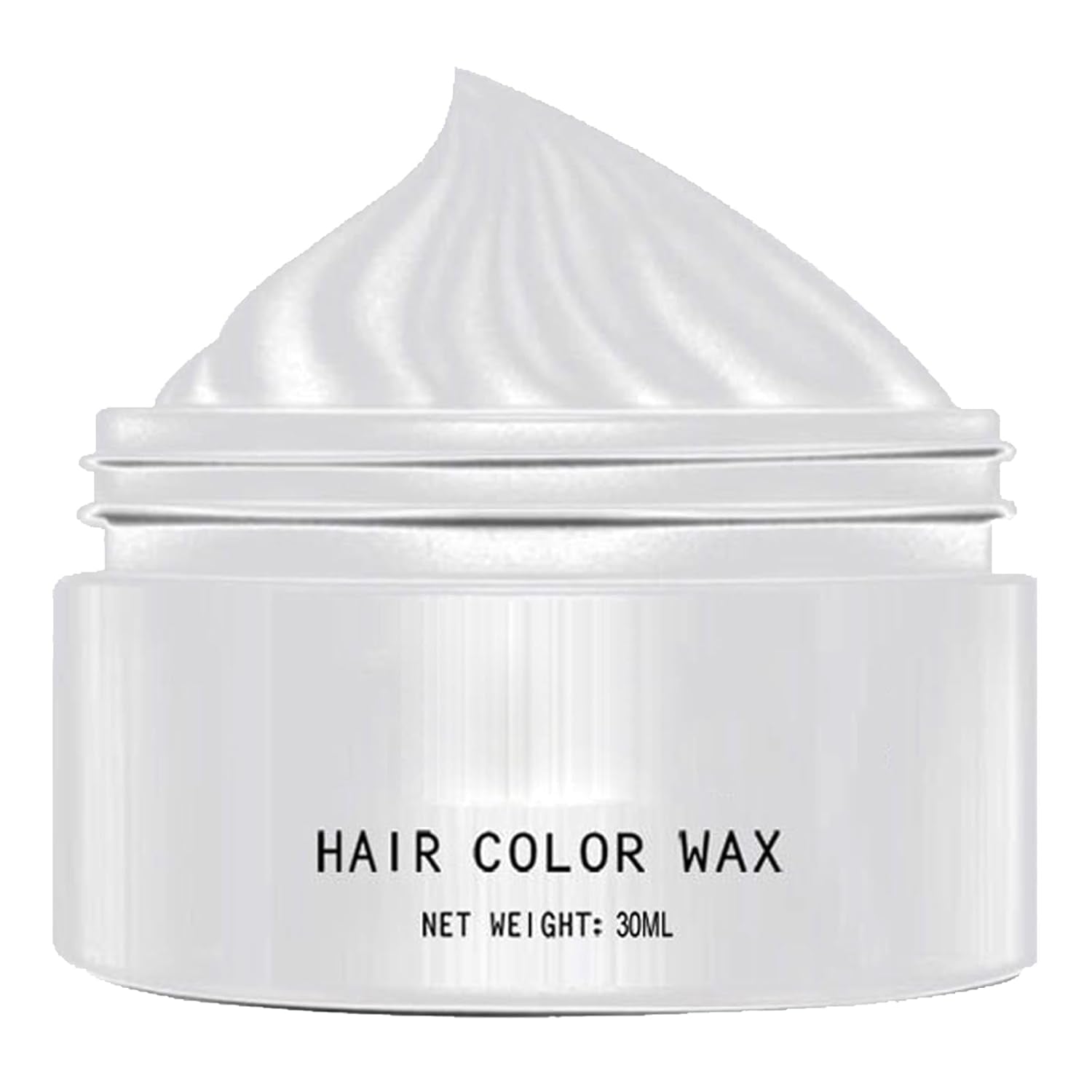 Naturlig vit hårfärg, vit hårvax, Unisex vit naturlig hårfärgning, vit hårfärg, Halloween Cosplay Party Hårvax, Hårfärgning Party Hårvax, 30ML Naty Shop Hair Dye Standardtitel