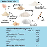VANILJKAKABLANDNING MED LÄGRE KOLhydrater - ekologisk, glutenfri kak- eller pannkakamix, rik på protein Naty Shop Kitchen