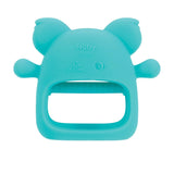 Nuby - Tandhandske av silikon, BPA-fri, blå koala, 3 månader och uppåt