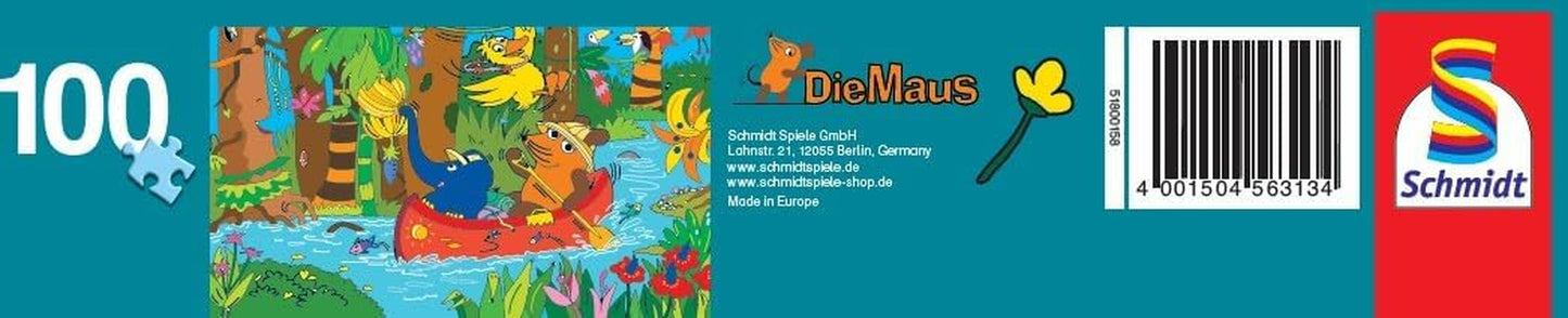 Musen i djungeln (barnpussel) Puzzle Naty Shop