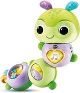 VTech Baby Spinning Fun Caterpillar - Prata och sjunga Interaktiv klocka och motorisk leksak - För 6-24 månader Babyleksaker Naty Shop