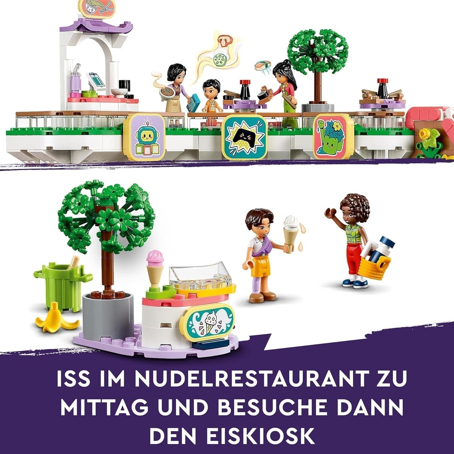 LEGO Store Friends Heartlake City Dockhusleksak för flickor och pojkar Figurset främjar social-emotionell utveckling Gåva för 8 år 42604 Byggset Besuche den LEGO-Store