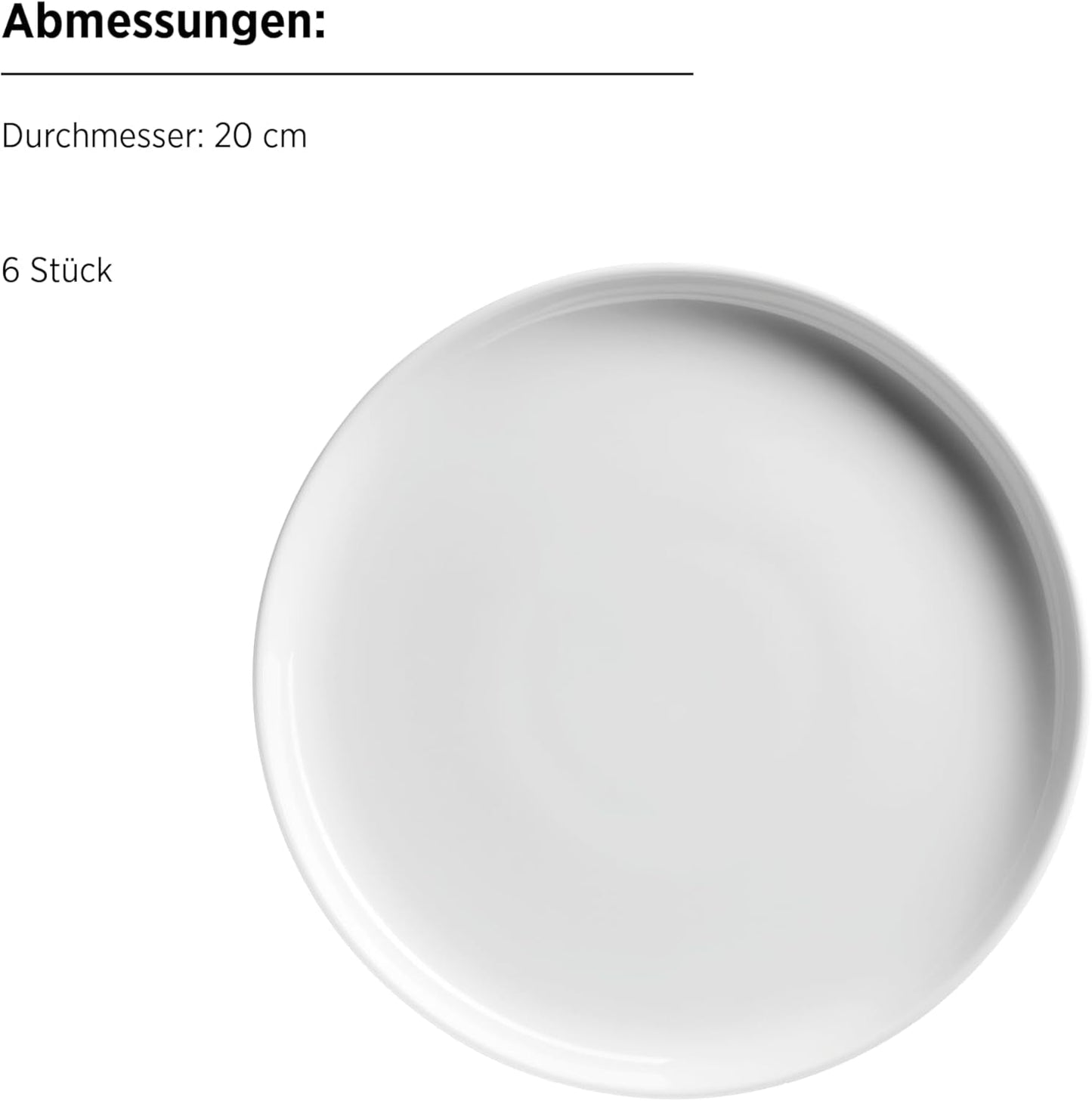 MÄSER, Navina-serien, servisset för 6, vit porslinsservis, tidlös, porslin, vit