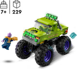 LEGO Ç€ Marvel Hulk Truck Vs. Thanos - Superhjältebyggande leksak - Avengers fordon och minifigurer - Monstertruck för megakul - Present till pojkar och flickor från 7 år - 76312 Byggset Besuche den LEGO-Store
