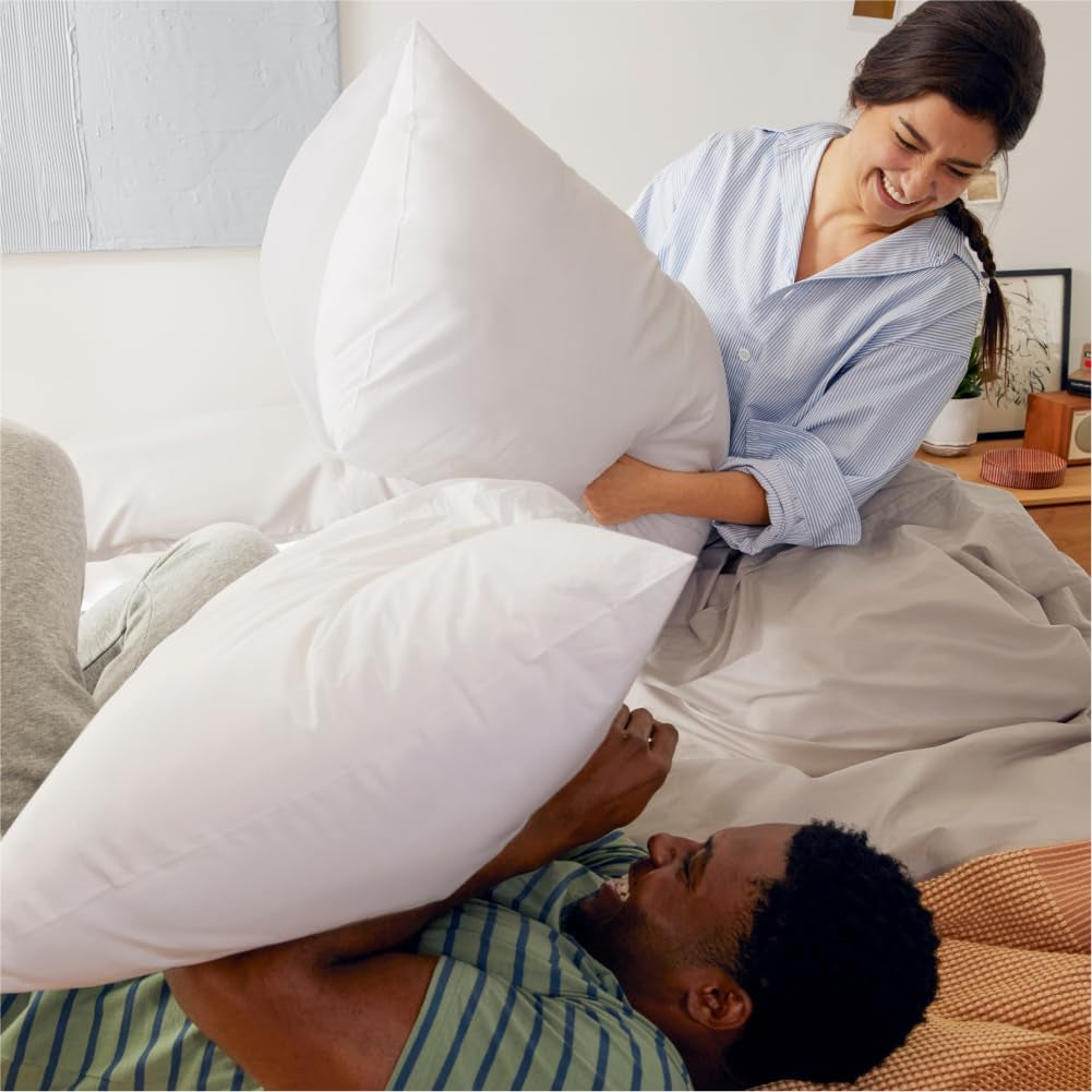 Casper Standard Sleeping Pillow White 1 Piece (1 Pack) Naty Shop Standard Pillows