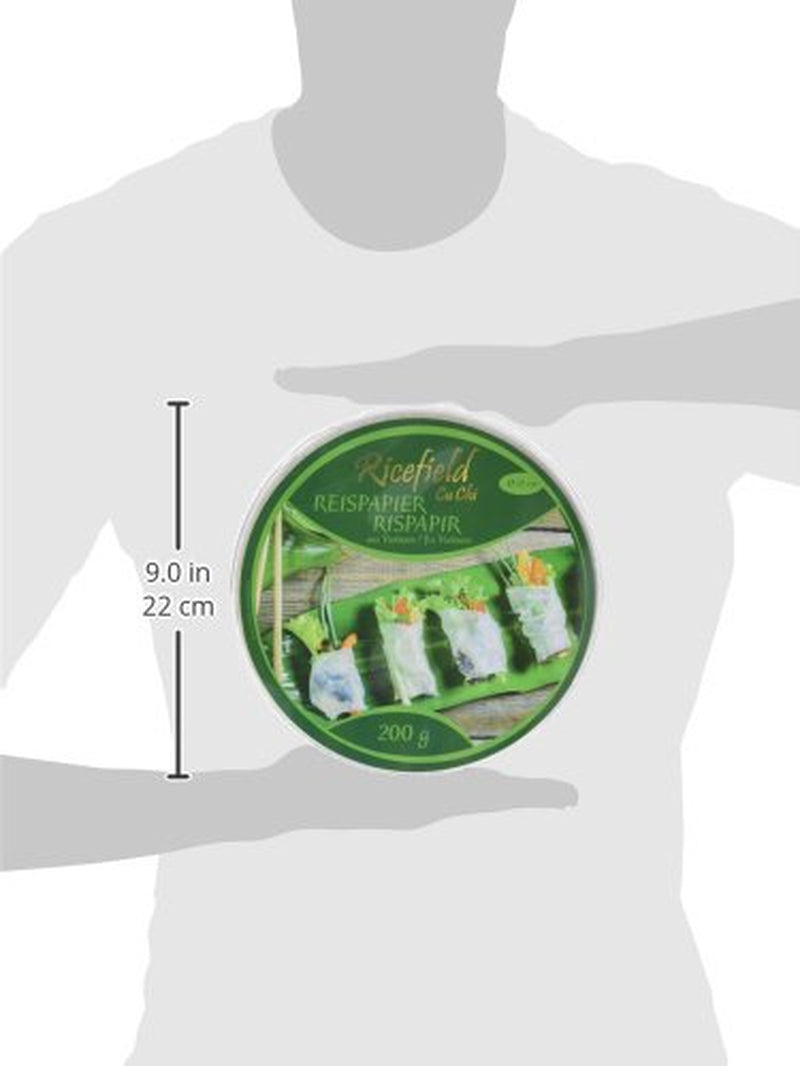 Risfältsrispapper, runt, 22 cm (1 x 0,2 kg)
