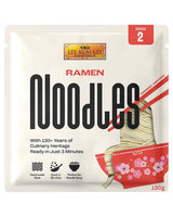 LEE KUM KEE Ramen Nudlar - Asiatisk ramen med en delikat och fin konsistens, klassikern för ramensoppor och wokrätter, halvtorra nudlar, två portioner per förpackning, 6 x 180g multipack