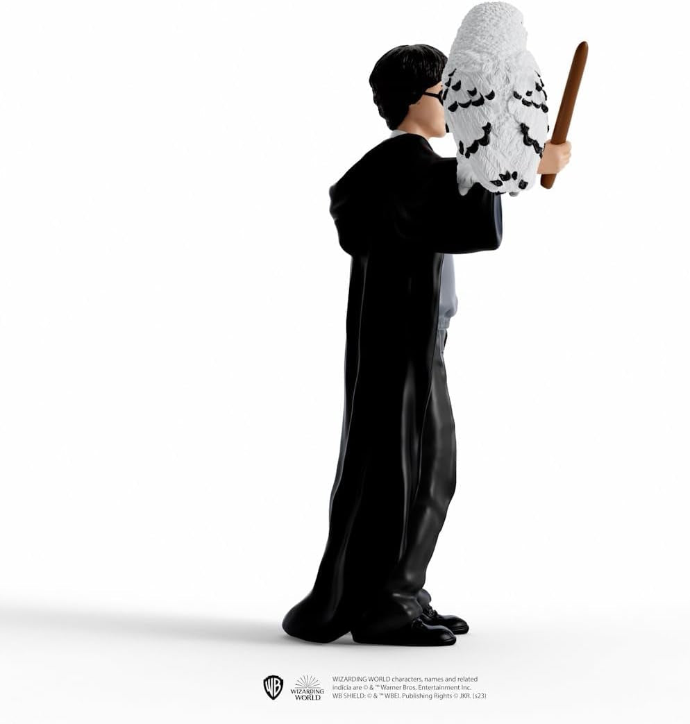 Schleich 42633 Harry Potter & Hedwig, Från 6 år, HARRY POTTER - Statyett, 4 X 2,5 X 10 cm, Flerfärgad/Ocean Tides Actionfigurer Naty Shop