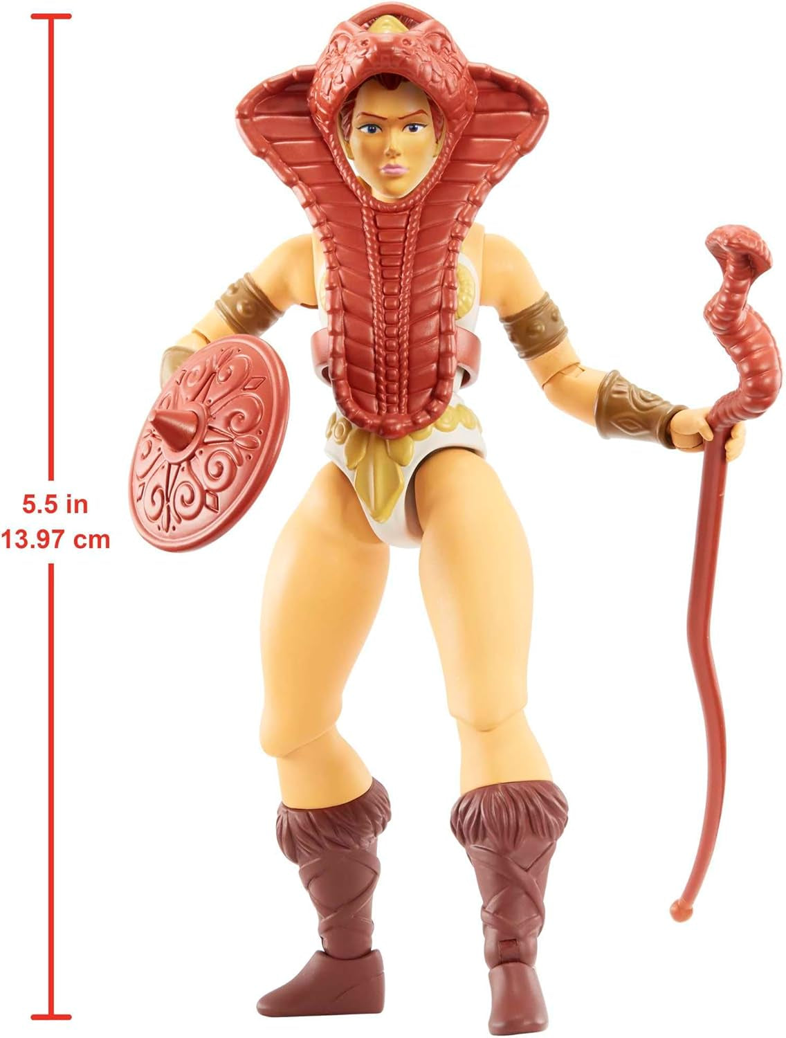 Masters of the Universe GNN91 - Origins Actionfigur (14 Cm) Teela, actionfigur för lek och samling från 6 år Actionfigurer Naty Shop