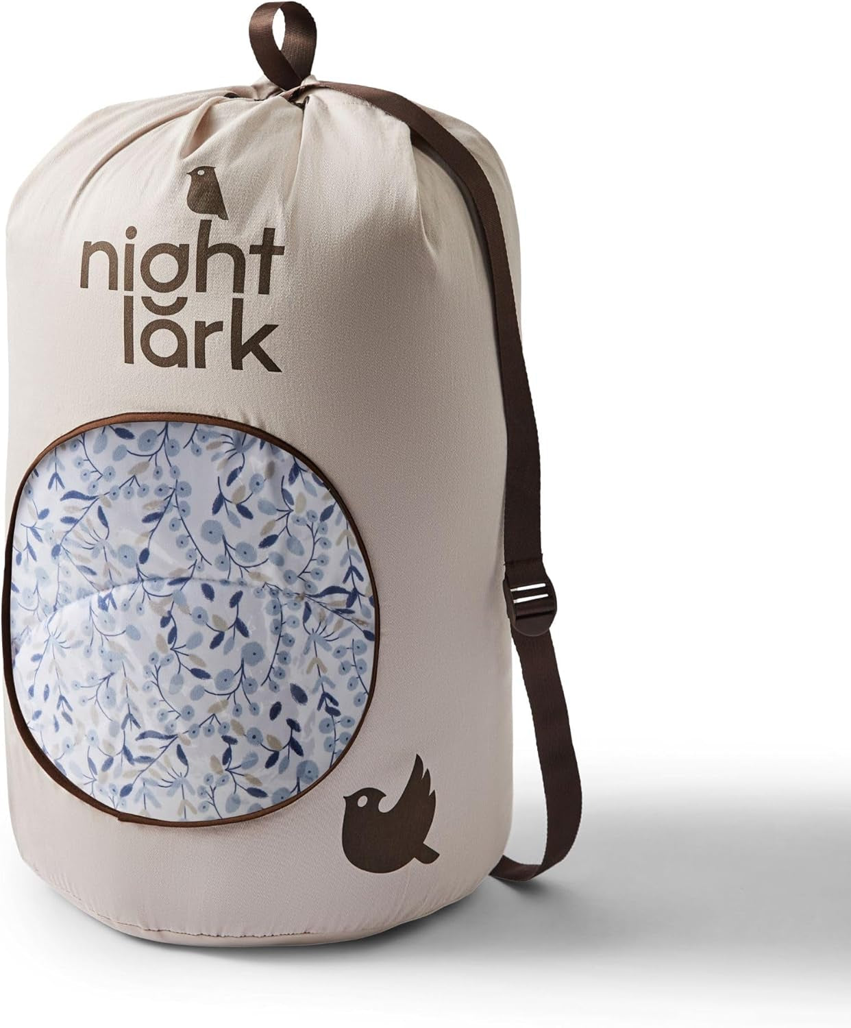 Night Lark Överdragslöst Påslakan Super King 6 Tog Vår Sommar - Blue Garden Super Mjuk Täcke Lätt maskintvättbar Snabbtork Påslakan Allt-i-ett Vändbara täcken & täcken Naty Shop