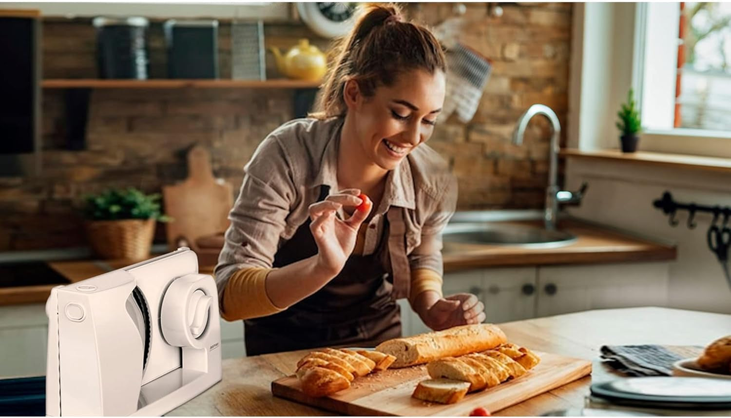 MPM MKR-05 Universal elektrisk skärmaskin, justerbar skärtjocklek upp till 15 mm, 150 W rivare och skärmaskiner Naty Shop