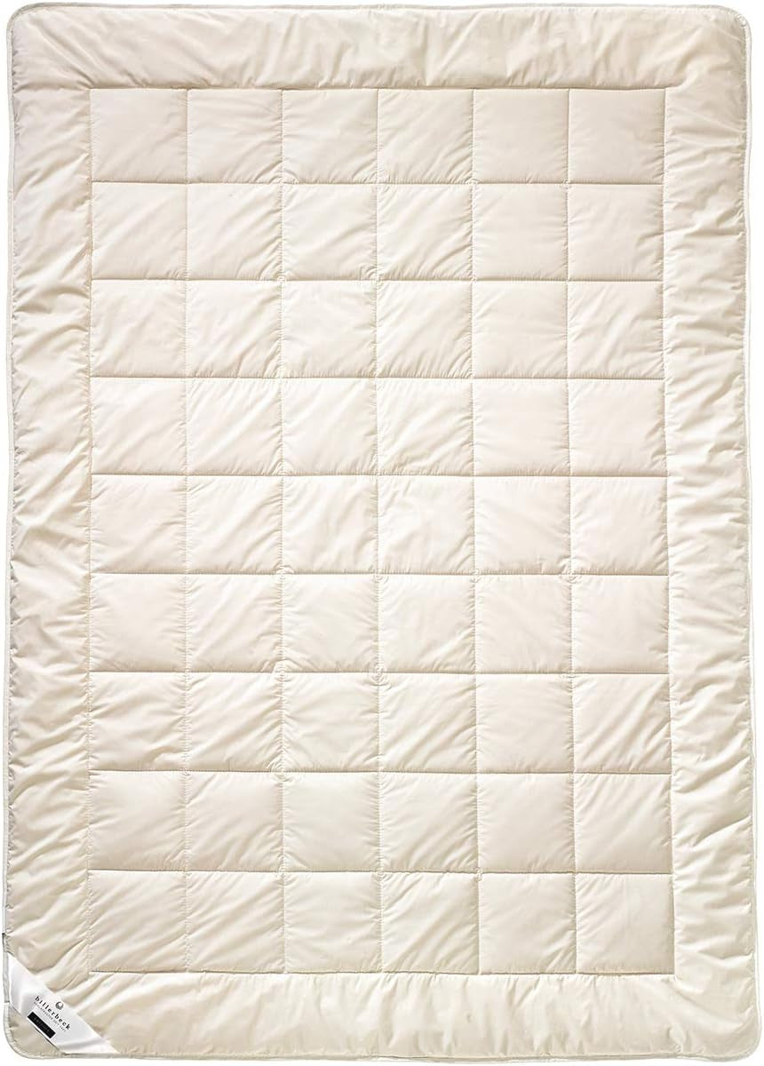 Billerbeck E45 Bambu täcke - sommar täcke - 135 X 200 Cm - bomulls täcke, svalkande täcke - med bambu fyllning, lätt sommar (Sl) Täcken och täcken Naty Shop Medium (M) 155 X 220 Cm