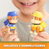 Rubble & Crew - Rubble & Mix Figur Action Figurer Set, 2 Byggleksaker och 85G Kinetic Byggsand, Leksak Lämplig för Barn 3 år och uppåt Action Figurer Naty Shop