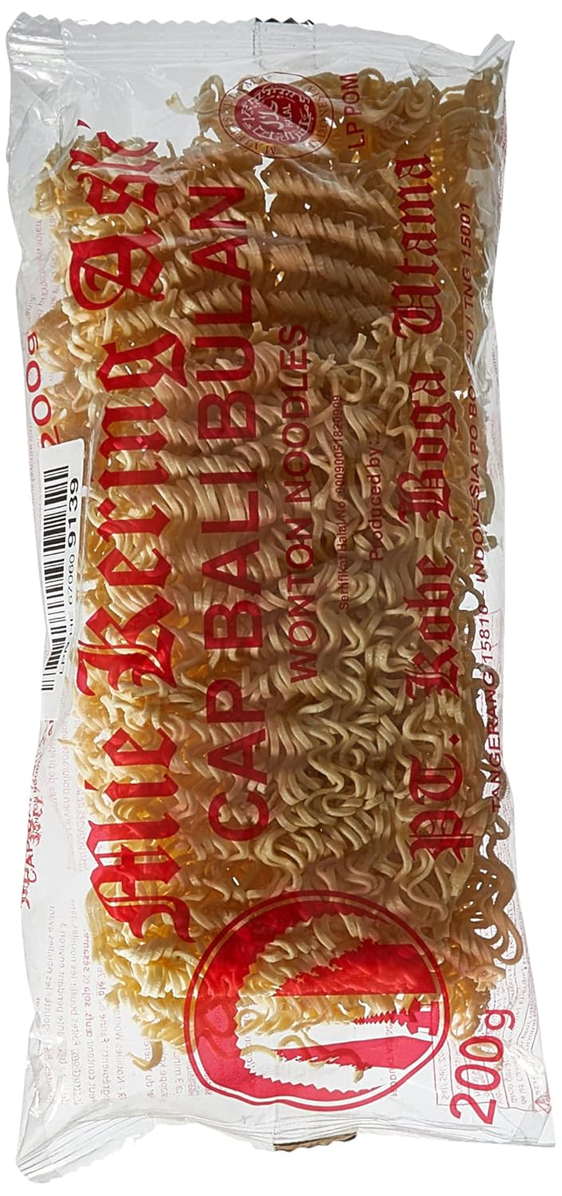 Mie Kering Asli Wonton nudlar, 200 g