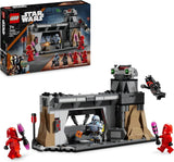 LEGO Star Wars: Mandalorian-duellen mellan Paz Vizsla och Moff Gideon, Samlarleksak för barn, Presentidé för kreativa pojkar och flickor 7+, Mandalorian Toy 75386 Byggset Beuche den LEGO-Store Standardtitel