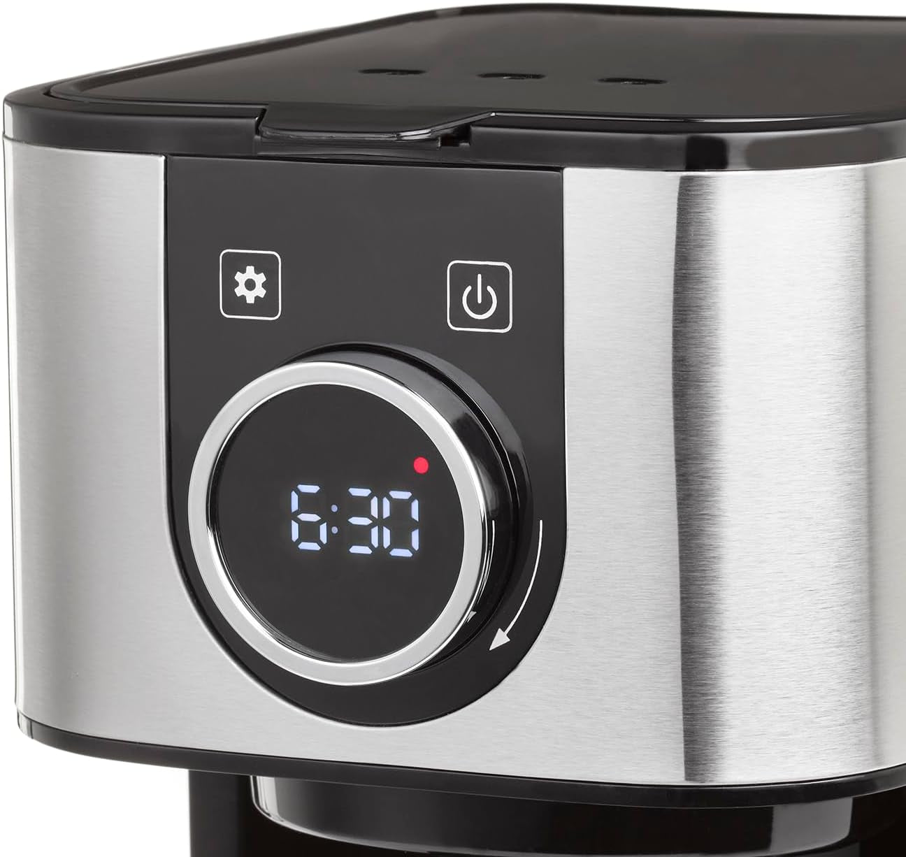 CASO Selection C 10 Thermo Design kaffebryggare – Rostfritt stålhölje, 1,2 l isotermisk karaff (10 koppar), touchkontroller och timer, Aroma PLUS-funktion, permanent filter, anti-droppfilter