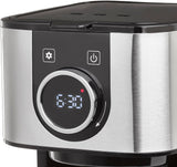 CASO Selection C 10 Thermo Design kaffebryggare – Rostfritt stålhölje, 1,2 l isotermisk karaff (10 koppar), touchkontroller och timer, Aroma PLUS-funktion, permanent filter, anti-droppfilter