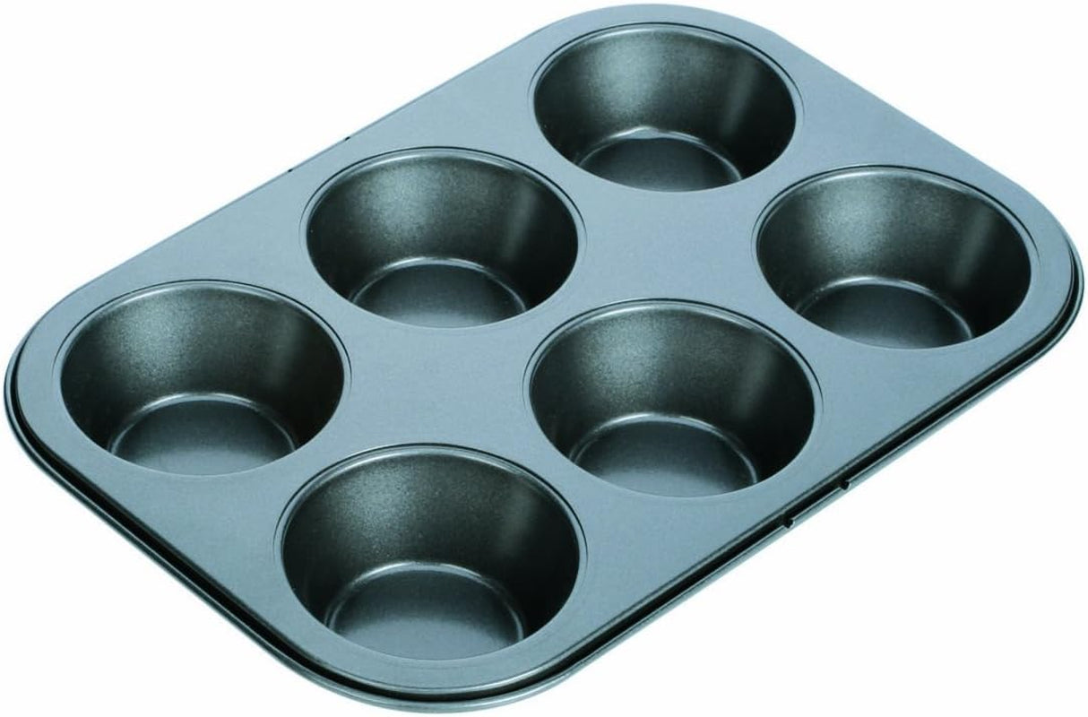 Bakform, Schwarz, 26,5 X 18 X 3 Cm Formar och plåtar för att baka Naty Shop 6 Muffins