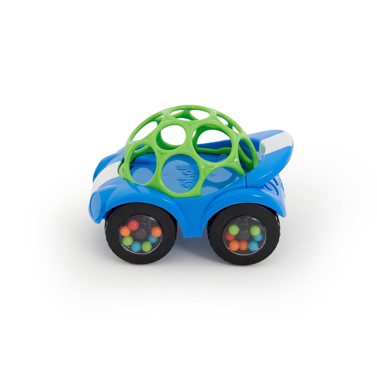 Bright Starts, Oball, Rattle Toy Car, Green-Blue Baby Toys Naty Shop