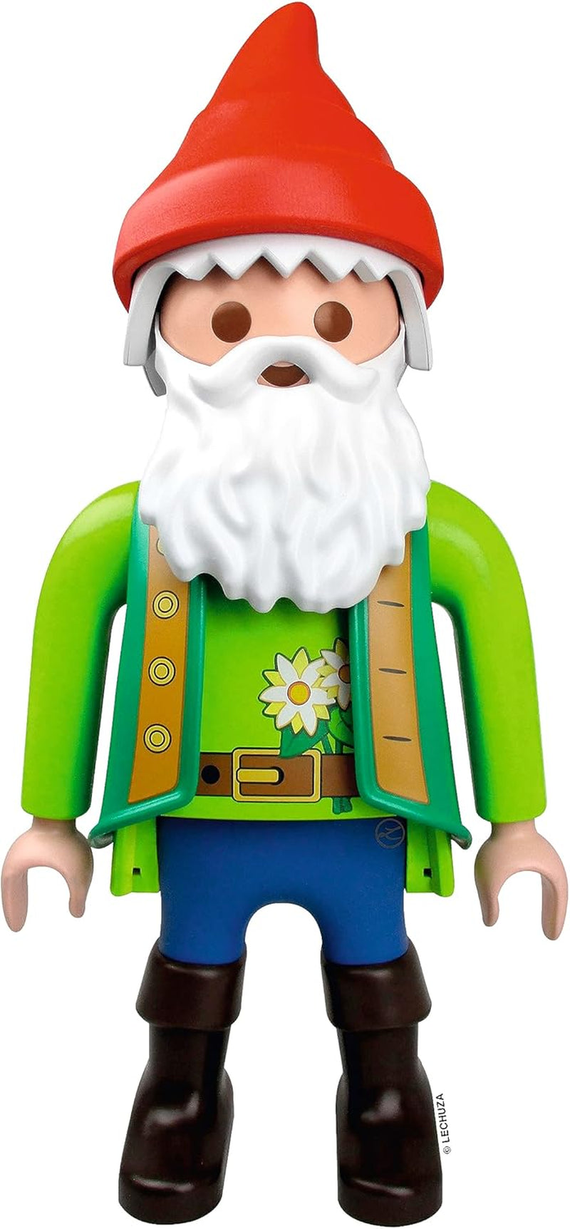 LECHUZA Gardener 2021 - Solros (62,5 cm), grön/ljusblå