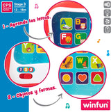 winfun ColorBaby 44256 Inlärningsbricka med ljus och ljud Babyleksaker Naty Shop