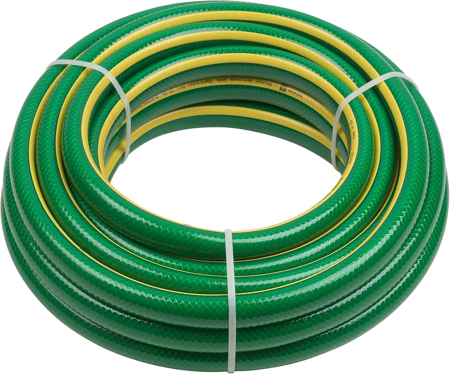 Meister Cross Woven Trädgårdsslang 19,05 mm (3/4 tum) - Längd 20m - För vattning av små ytor - Kross- och nötningsbeständig - UV-beständig, Virgin PVC Trädgårdsslang, Vattenslang, 9920310