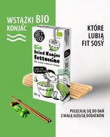 Fettuccine Konjac Shirataki Organic 80g - Lågkalori och lågkolhydrat, glutenfri, lågkolhydrat, lämplig för keto-dieter, med tapiokamjöl