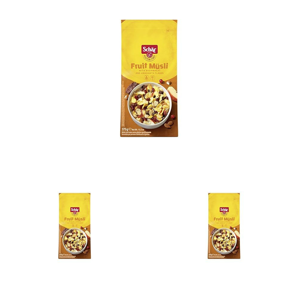 Früchtemüsli, 375 g Förpackning