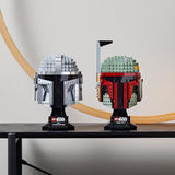 LEGO Star Wars Mandalorian hjälmmodell, rumsdekorationskollektion och en underbar present för vuxna, kit, män, kvinnor, mamma, pappa, samlingspresentidé 75328 Byggset Besuche den LEGO-Store