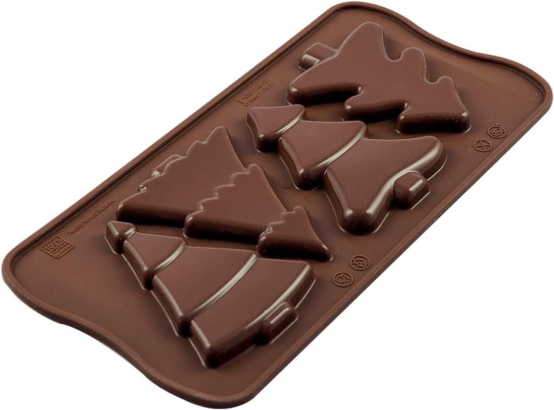 Silikomart 22.146.77.0065, för choklad, "Choco Pine" Kitchen Naty Shop