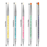 Nagel Pinsel 5 Stück Nagel Art Fineliner Pinsel, Nagel Pinsel Set Pinsel Für Nagellack Nagelborste Nagellack Pinsel Art Pen Für DIY Nagel Art Design. (Paint-1)