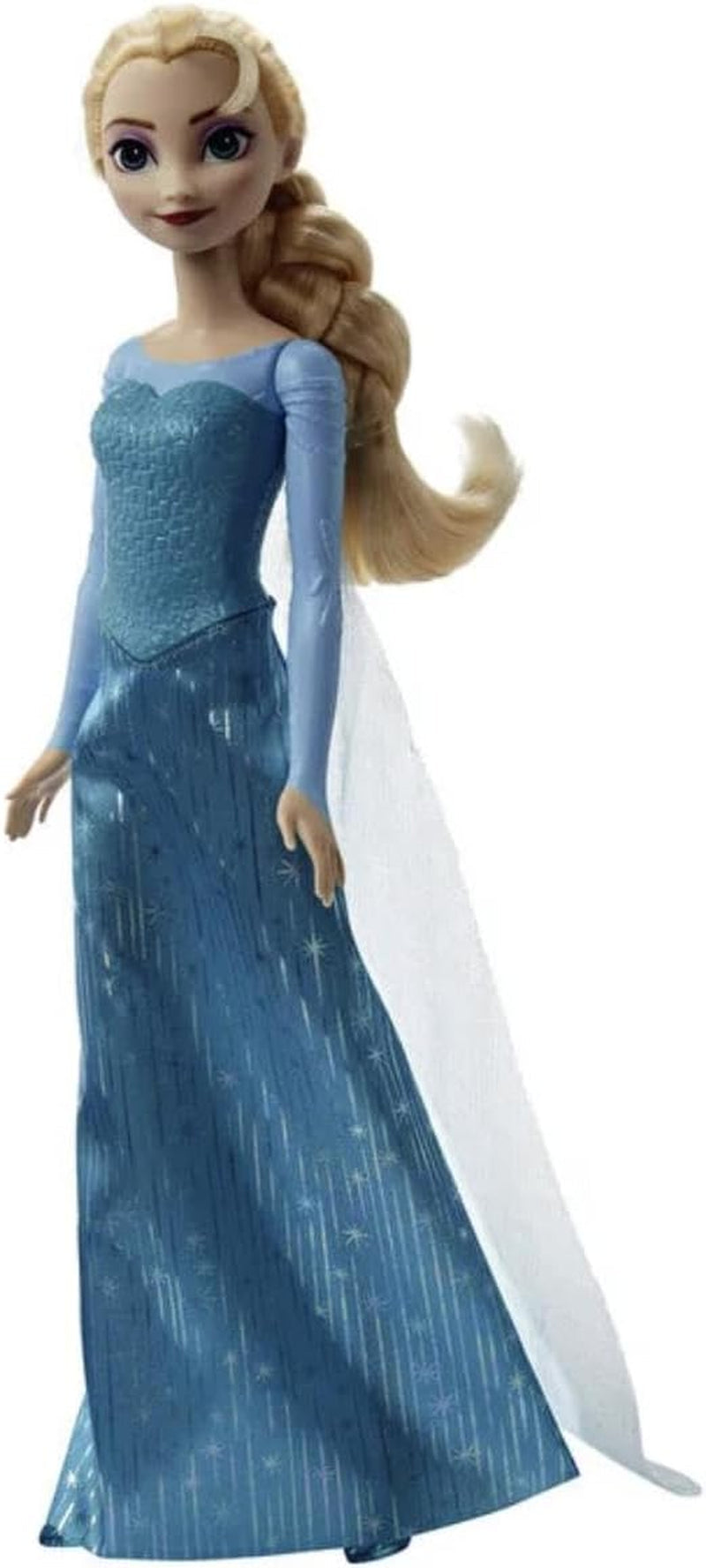 Mattel Disney The Ice Queen Elsa Doll, The Ice Queen Doll, Kammat Blont Hår, Möbler, Avtagbara Skor, Disney Presenter, 3 år gamla leksaker, HLW47 Naty Shop Dolls