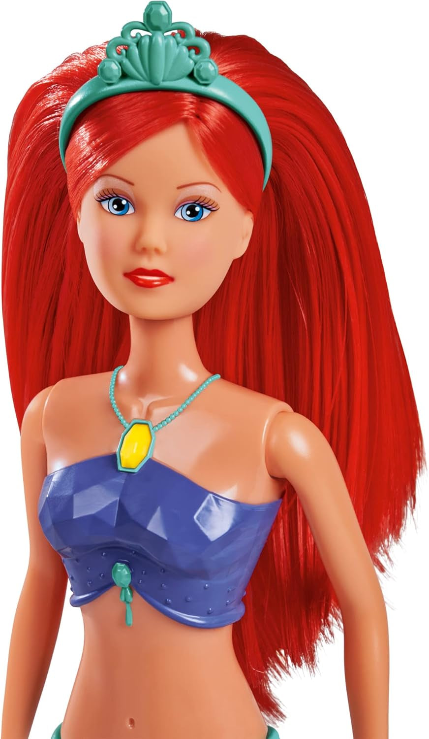 Simba 105733656 - Steffi Love Sparkling Mermaid Doll (39cm) - Glödande sjöjungfrufärg som ändrar lysande regnbåge Vattentät leksak för barn från 3 år och uppåt