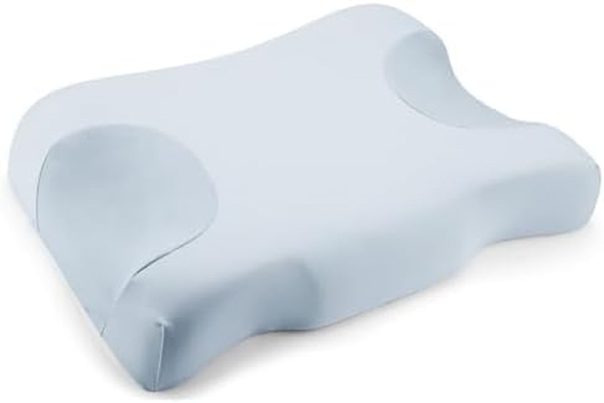 Royalisneeo skönhetskudde för rygg, mage och sidovärk Nacke- och axelvärkskudde Anti-rynkor Anti-aging Memory Foam Kudde Blå (Standard) Cervikala ortopediska kuddar Naty Shop Standardtitel